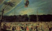 The  Ascent of a Montgolfier Balloon Antonio Carnicero